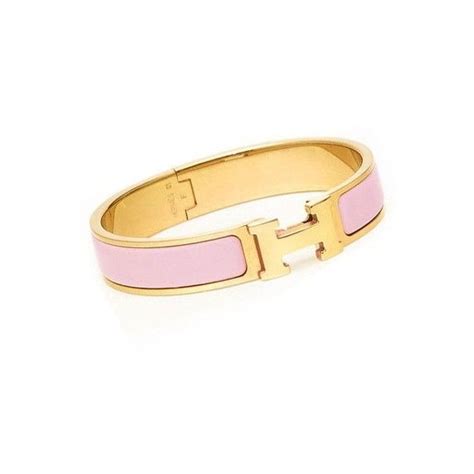 hermes pink bangle.